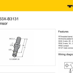 SENSOR TRUCK BI 2-G12-AZ33X-B3131