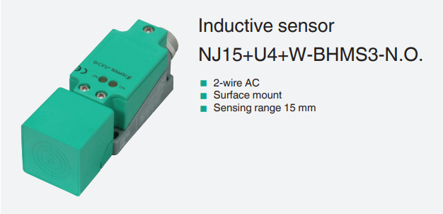 SENSOR PEPPER+FUCHS NJ15+U4+W+BHMS3-N.O. - Imagen 2